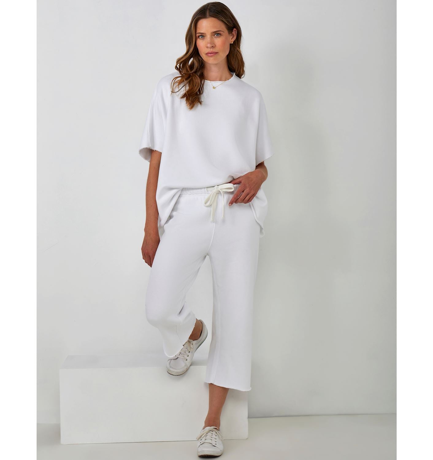 Cotton French Fleece Capri – Twisted Sisters!