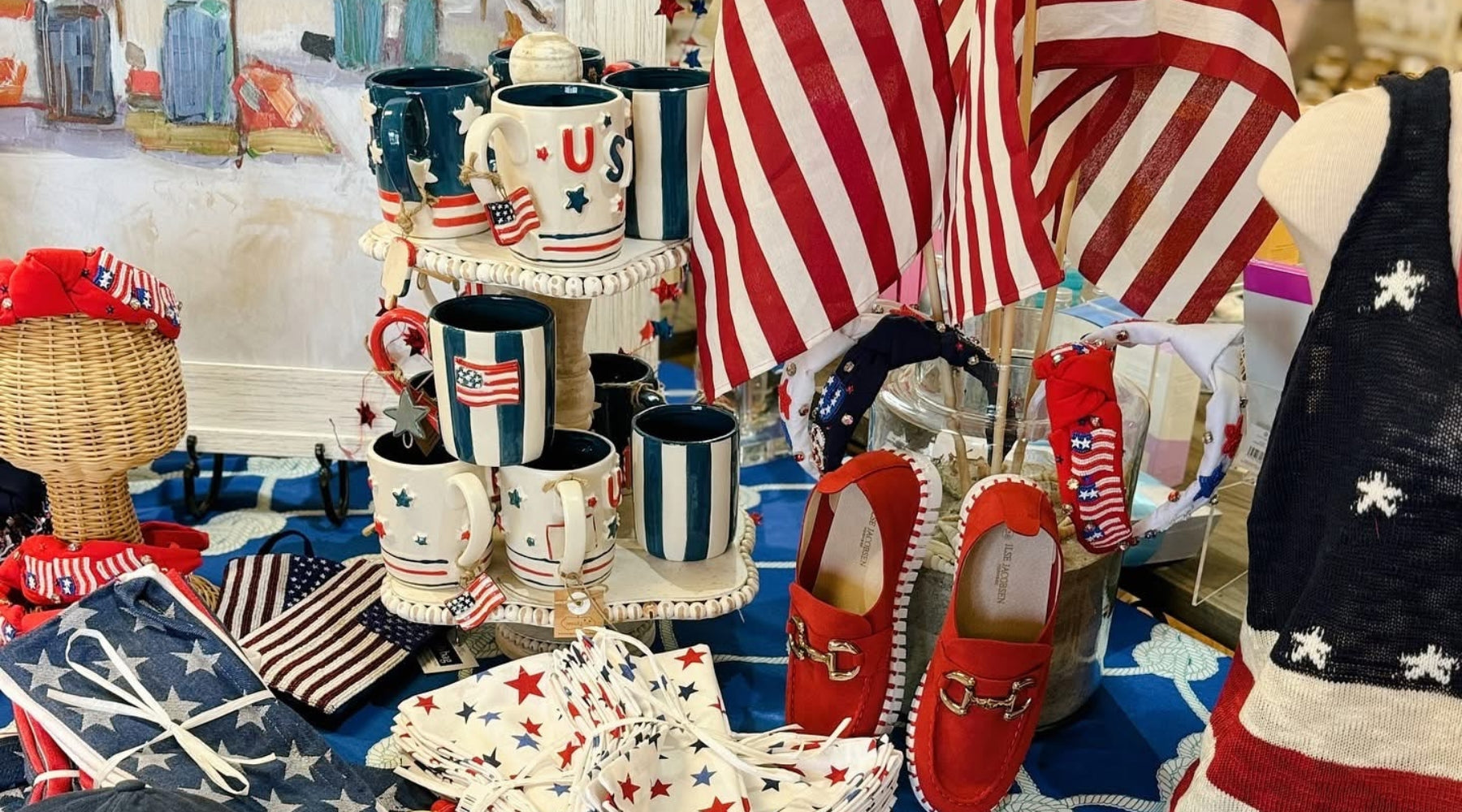 Red, White & Ready for Whatever the Day Turns Into