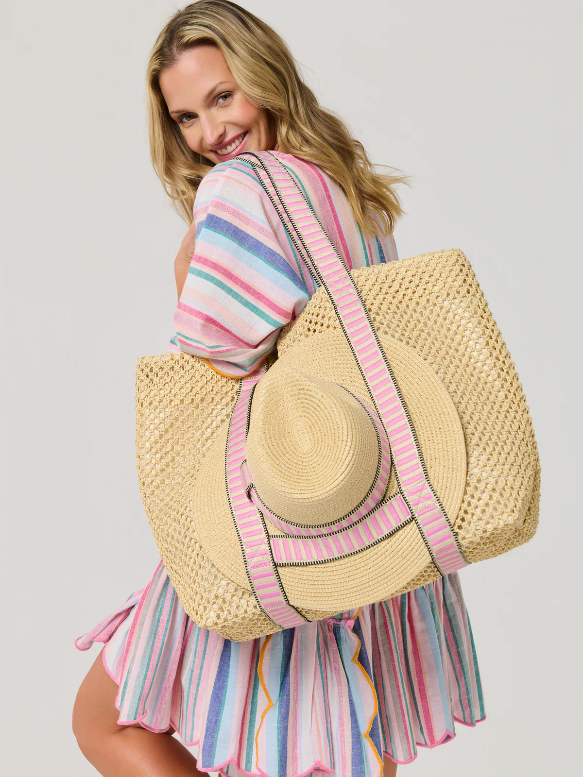 Dorian Tote & Hat Set