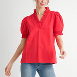 Dailey Poplin Top