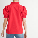 Dailey Poplin Top