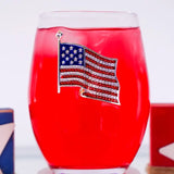 Jeweled Stemless Wine Glass