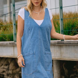 Silhouette Denim Mini Dress