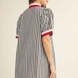 Striped Shift Dress