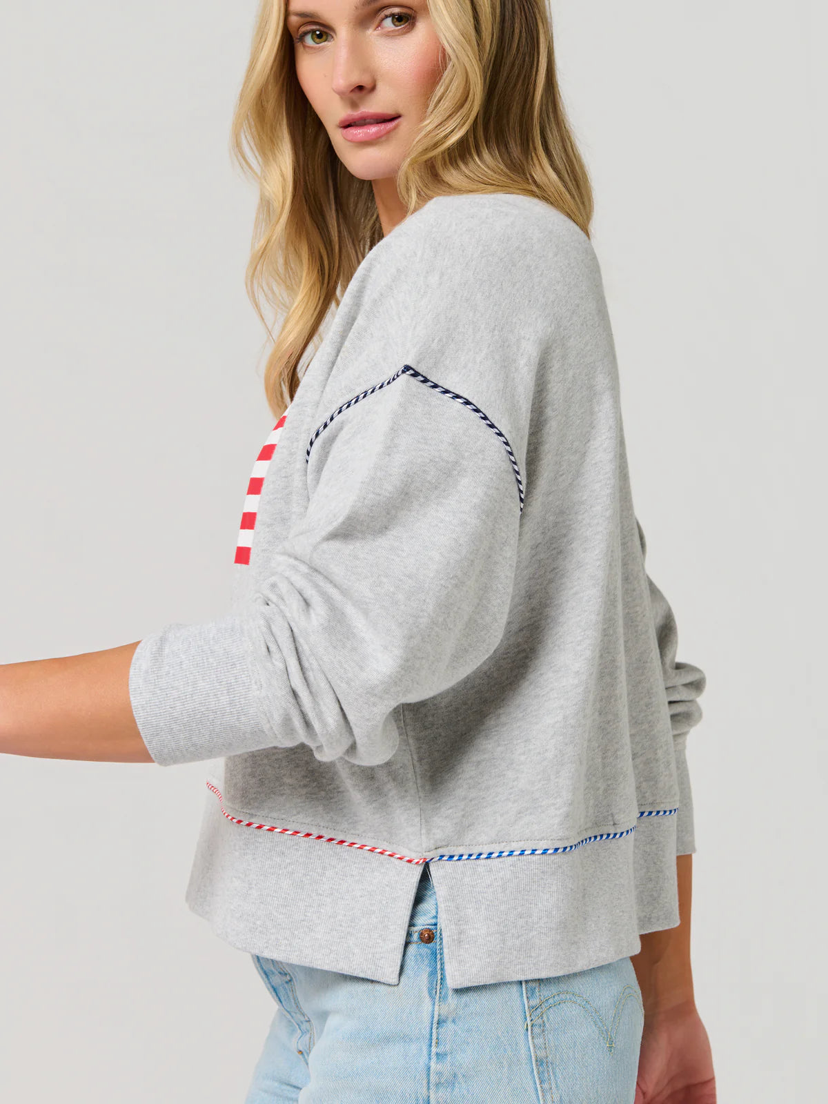 Americana Flag Relaxed Sweatshirt