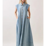 The Indigo Breeze Dress