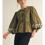 Kylie Bow Blouse