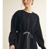 Drawstring Waist Top