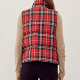 Plaid Print Vest