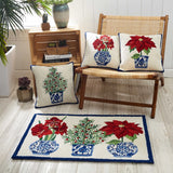 Holiday Chinoiserie Hook Rug