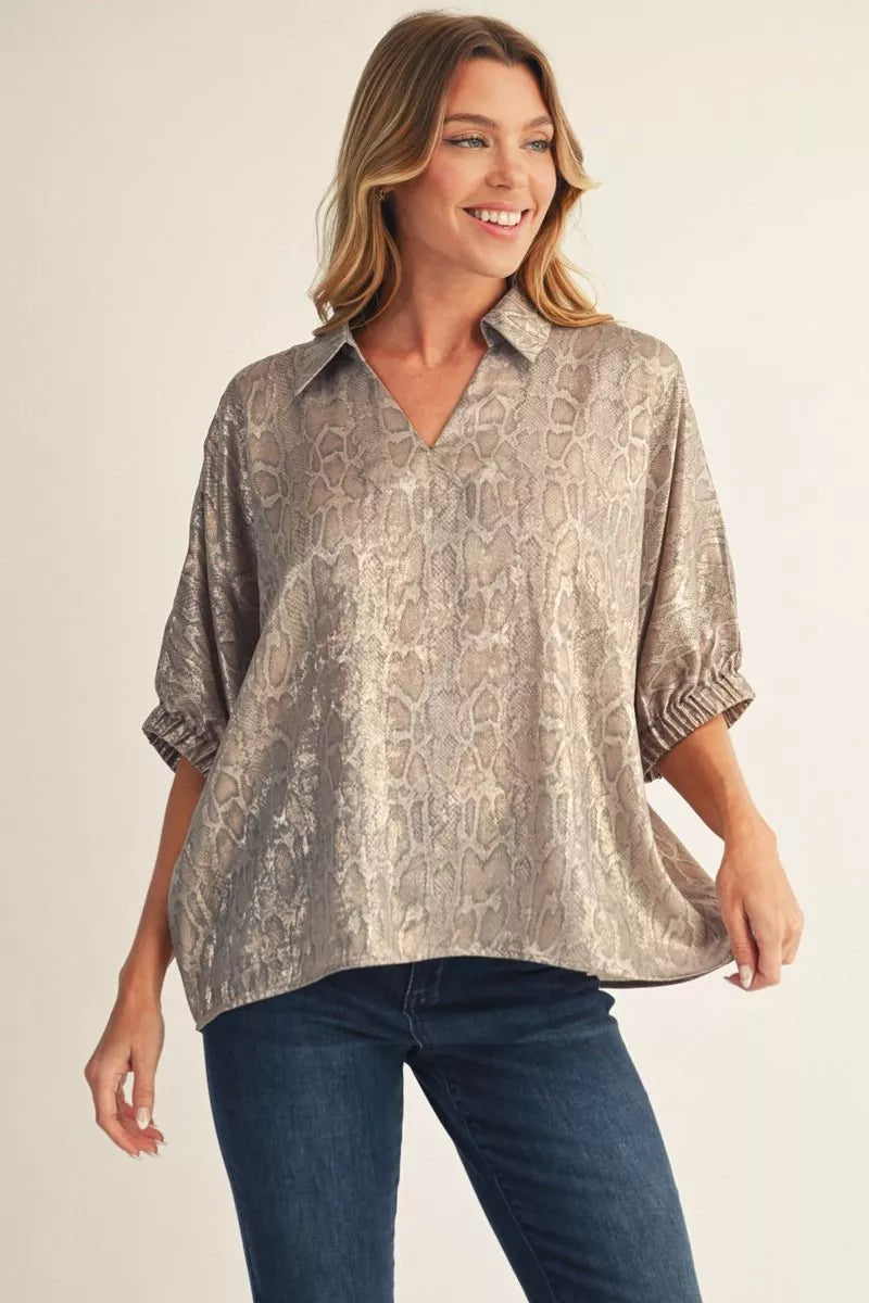 Kenley Shimmer Blouse