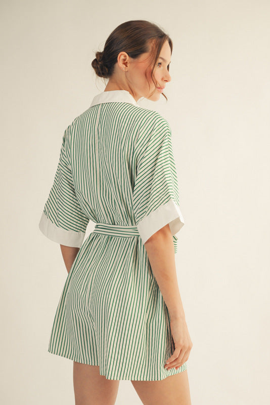 Sloane Striped Romper