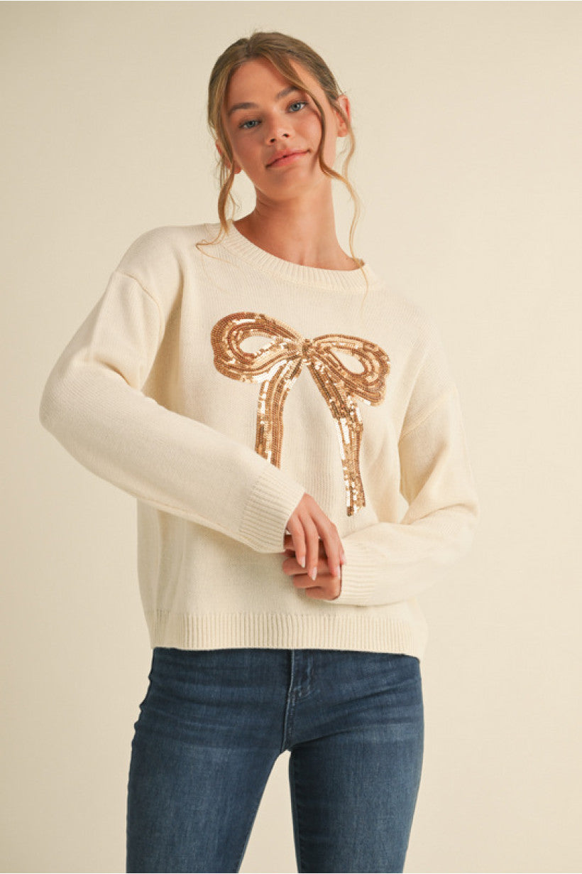 Claire Bow Sweater