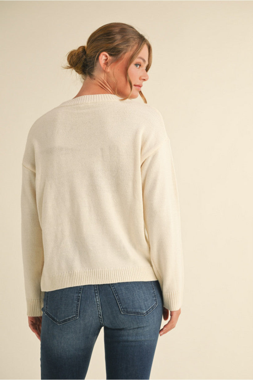 Claire Bow Sweater