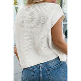 Flag Short Sleeve Sweater Top