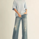 Julia Raw Edge Sweater