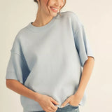 Julia Raw Edge Sweater