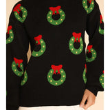 All Over Wreath Sweater