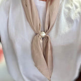 Long Magnetic Pearl Scarf