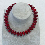 Flat Bead Magnetic Necklace