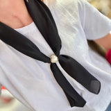 Long Magnetic Pearl Scarf