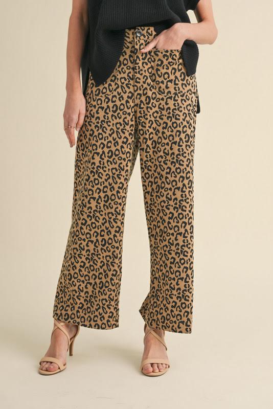 The Agusta Leopard Print Pant