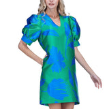Floral Brocade Dress