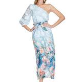 Garden Bloom One-Shoulder Dress