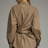 Emilie Twist Button Down
