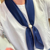 Long Magnetic Pearl Scarf