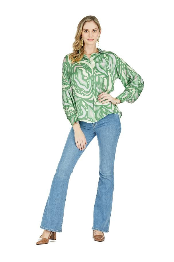 Green Tranquil Blouse