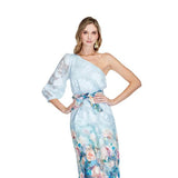 Garden Bloom One-Shoulder Dress