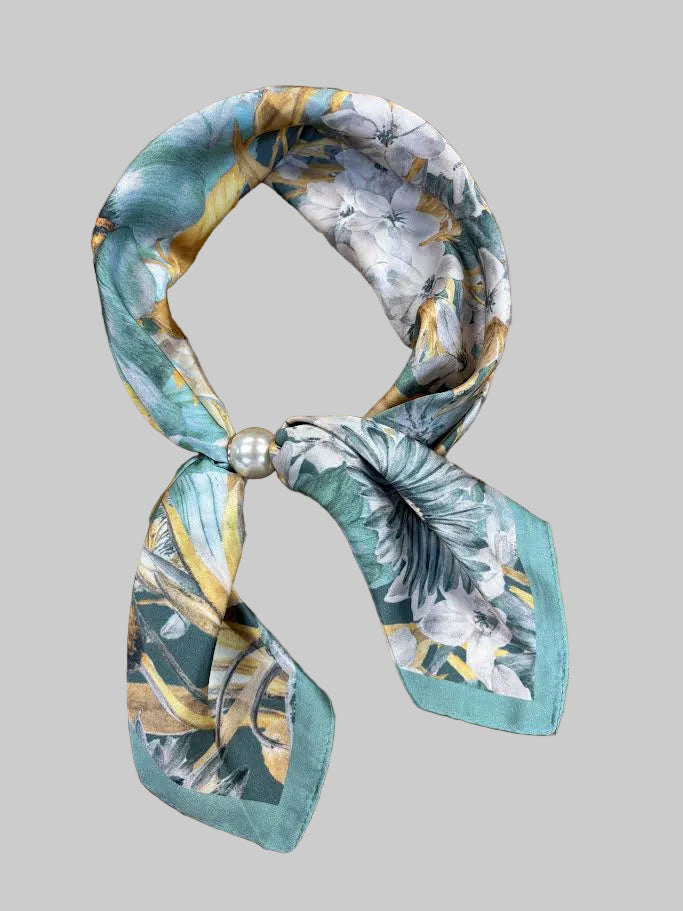 Long Magnetic Pearl Scarf