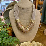 Multi Ring Mesh Necklace