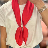 Long Magnetic Pearl Scarf