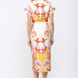 Vienna Scarf Print Dress