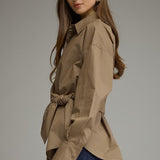 Emilie Twist Button Down