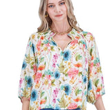 Wildflower Peasant Top