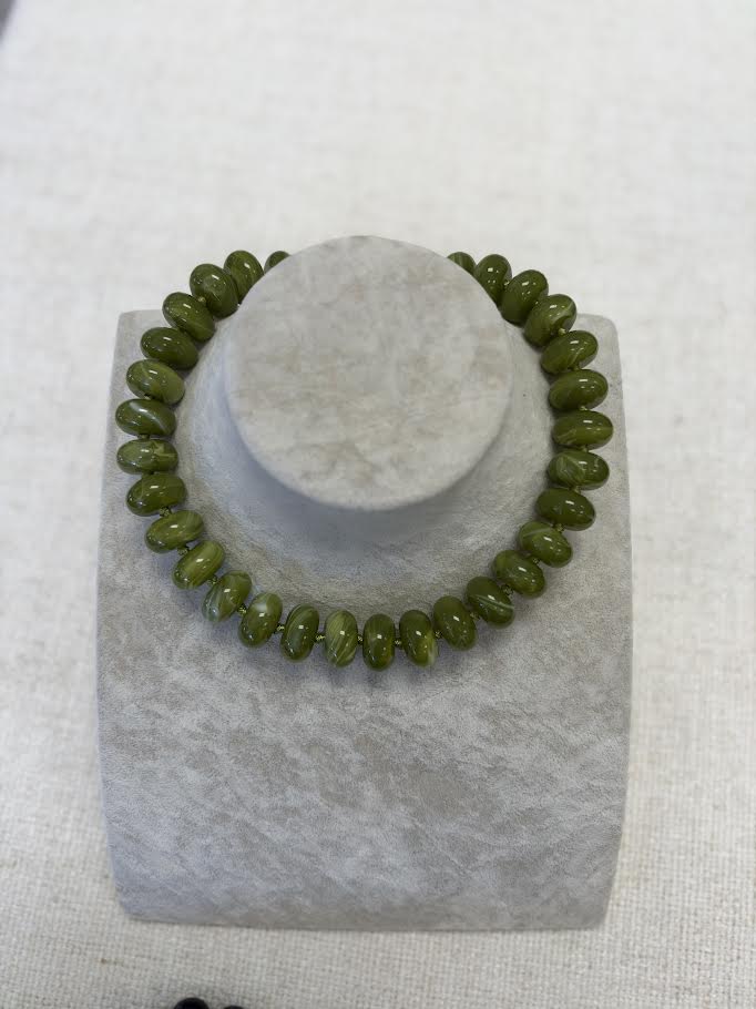 Flat Bead Magnetic Necklace