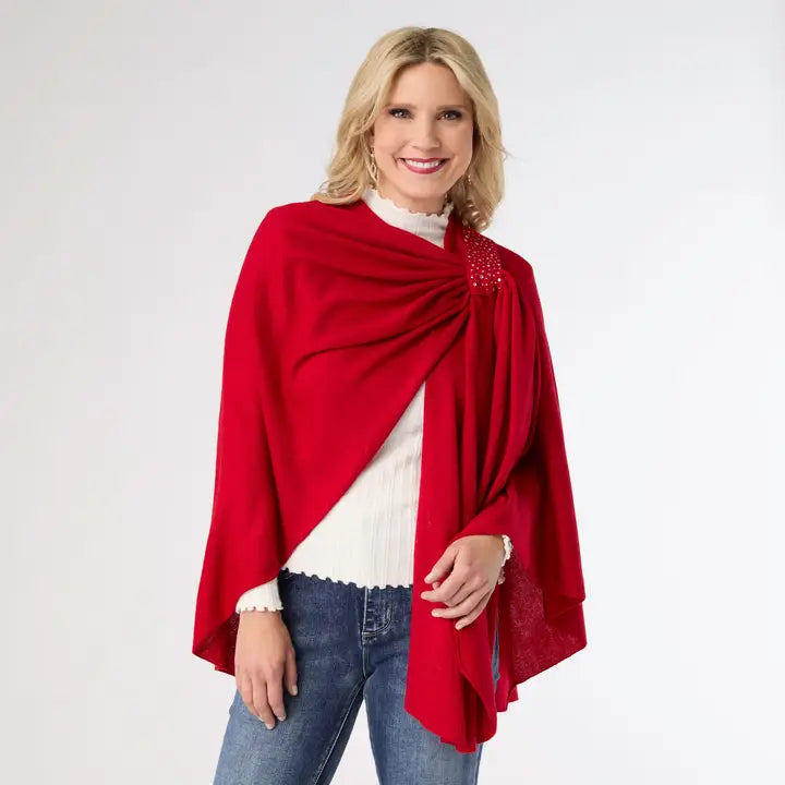 Embellished Kiara Pull Thru Wrap