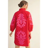 Applique Shift Dress