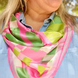 Gema Geometric Print Scarf