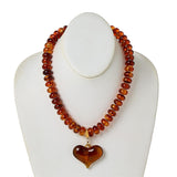 Happy Heart Beaded Necklace
