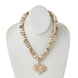 Happy Heart Beaded Necklace