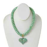 Happy Heart Beaded Necklace