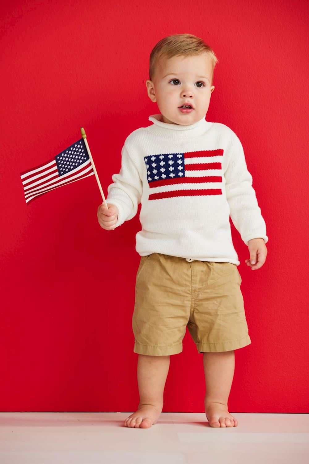 Flag Rollneck Sweater