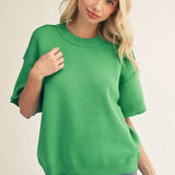 Julia Raw Edge Sweater