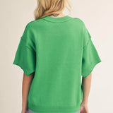 Julia Raw Edge Sweater