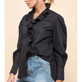 Ruffle Long Sleeve Top