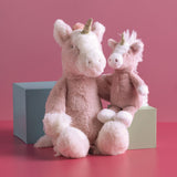 Unicorn Mama & Baby Plush Set